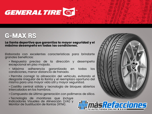 Par De Llantas 245/35r19 93y Xl General Tire G-max Rs