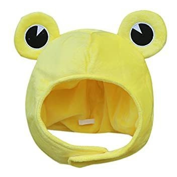 Soarsue Cute Plush Frog Hat Cap Para Halloween 9tpcd