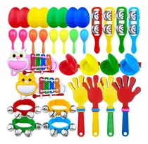 Comprar 34pcs Instrumentos Musicales Plásticos Para Bebé Maracas Y C