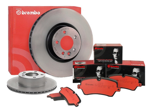 2 Discos De Freno Delanteros Nissan Urvan 2010 2.5l Brembo