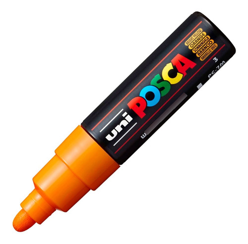 Bolígrafo Posca PC-7m Uni de color naranja