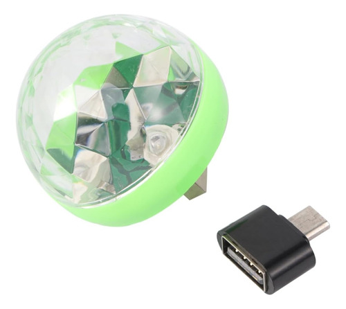 Media Esfera Led Small Magic Ball 4w Audioritmica Otg Usb Dj