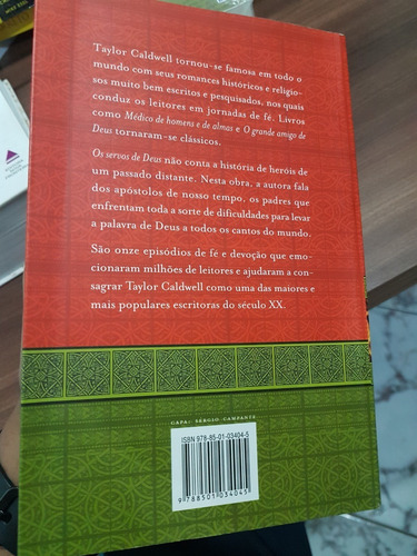Os Servos De Deus - Taylor Caldwell