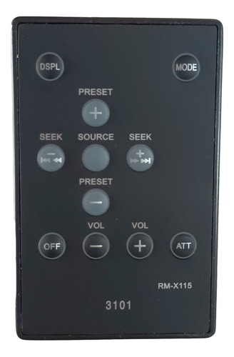 Control Remoto // Auto Estereo - Sony Rmx515