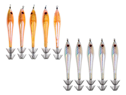 10x De Pesca Pulpo Calamar Accesorio Albóndigas
