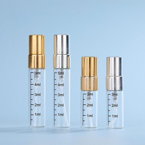 50 Mini Atomizador De Perfume, Botella De Vidrio Transparent