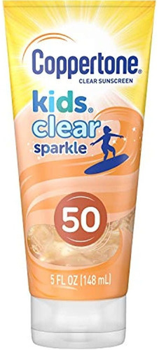 Coppertone Kids Clear Sparkle Spf 50 Crema Protecto