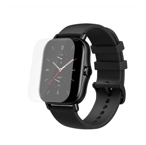 Imagen 4 de 7 de Smartwatch Amazfit Fashion GTS 2 1.65" caja de aleación de aluminio midnight black, malla midnight black de silicona A1969