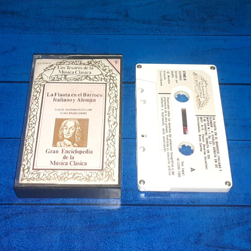 Flauta Barroco Italiano Alemán Cassette Esp Maceo-disqueria