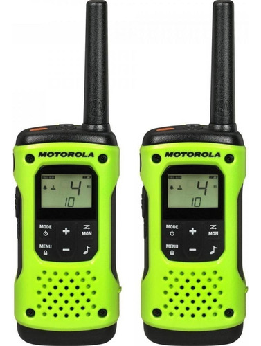 Kit Rádio Comunicador Motorola Talkabout T600br Profissional Bandas De Freqüência 467 Cor Verde