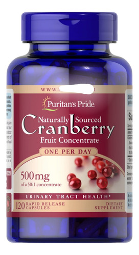 Cranberry 500mg Puritans Pride - Unidad a $95000