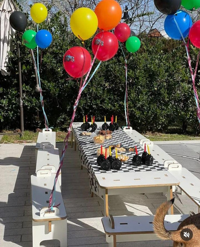 Alquiler Mesitas Y Sillitas/banquitos, Cumpleaños