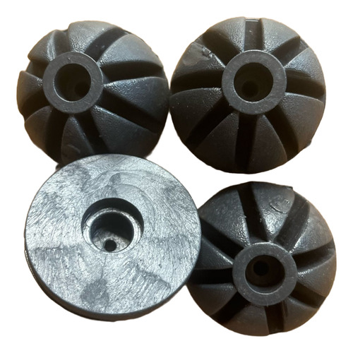 Pata Patita Cabeza De Cebolla Taco Regaton Plastico X 12uni Negro
