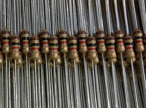 Imagem 2 de 2 de Resistor Cr25 2k 1/4w 5% (1000 Peças)