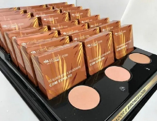 Imagem 5 de 5 de Pó Iluminador E Bronzeador Escolha A Cor Max Love