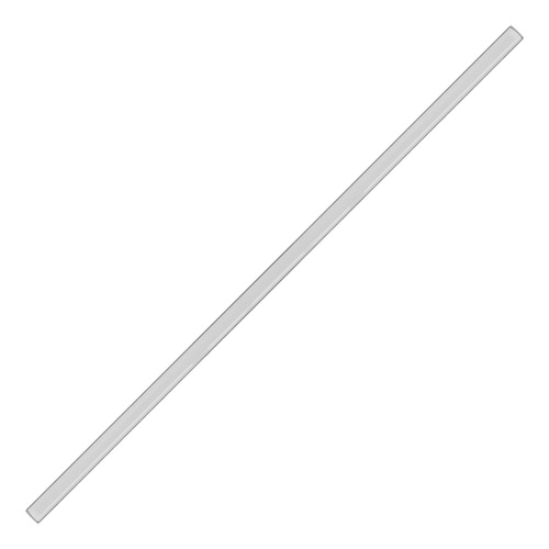 Kit 20 Metros Perfil Alumínio Sobrepor Slim P/ Fita Led