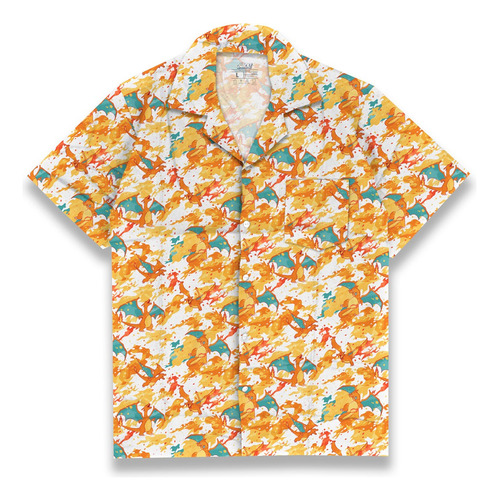 Camisa Hawaiana Pokémon Go Charizard