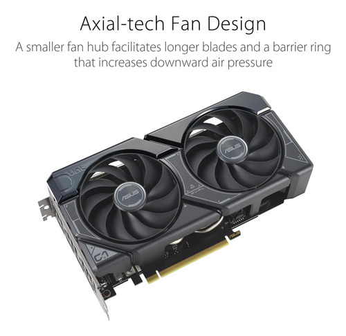 Tarjeta De Video Asus Geforce Dual-rtx4060-08g Blanca 8gb