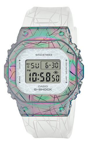 Reloj G-shock Gm-s5640gem-7d Resina/acero Mujer Plateado