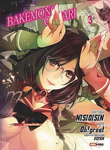 Panini Argentina - Bakemonogatari #3 - Oh! Great - Nuevo!