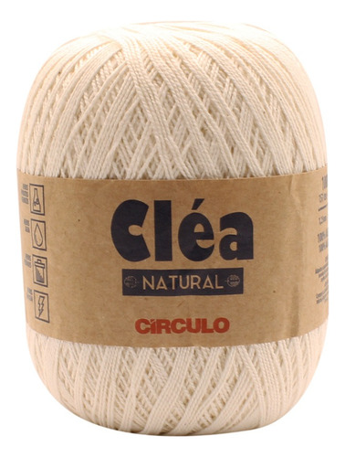 Hilo Clea 1000 Circulo 151g Color Natural 0020