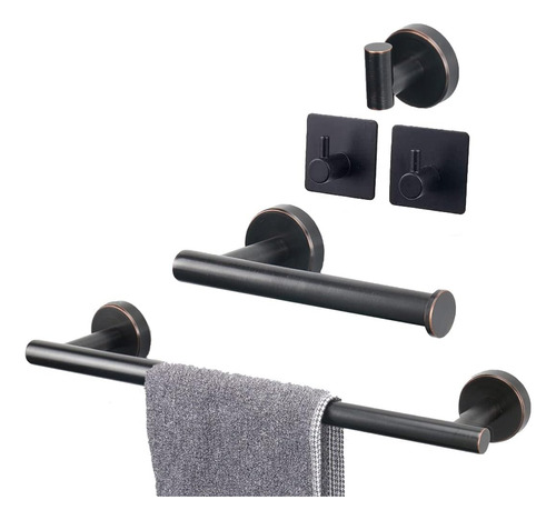 Set De Accesorios De Baño Tocten 5u 16 Pul Bronce Aceitado