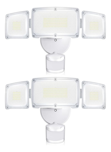 Amico 2-pack 3 Luces De Seguridad Led De Cabeza Con Sensor D