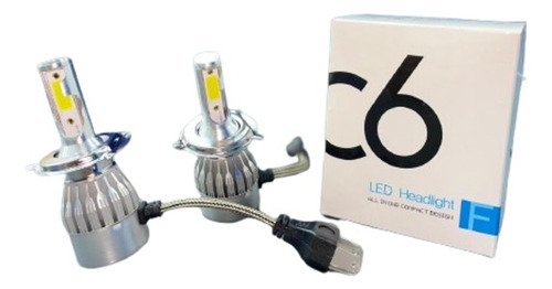 Par Luz Led H4 Lumenes Luz Led Carro Y Moto Antiniebla