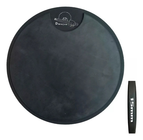 Pad Dgroove Profissional 14pol Estudo De Bateria Com Nota F