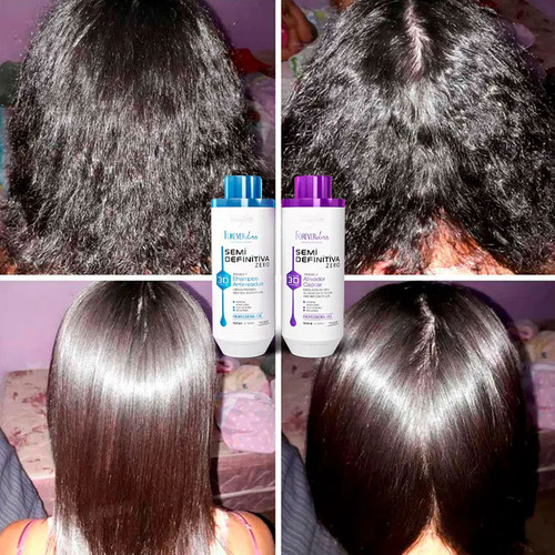 Kit Progres Semi Definitiva 3d E Alinhahair 4d Forever Liss