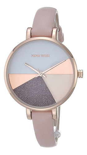 Reloj Nine West Japanese Quartz Para Mujer Con Piel Sintétic