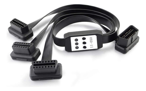 Ollgen - Cable Divisor Obdii Obd2 De 3 Vías, De Perfil Ult.