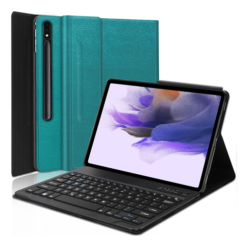 Funda Con Teclado P/samsung Galaxy Tab S8 Plus/s7 Fe/s7 Plus