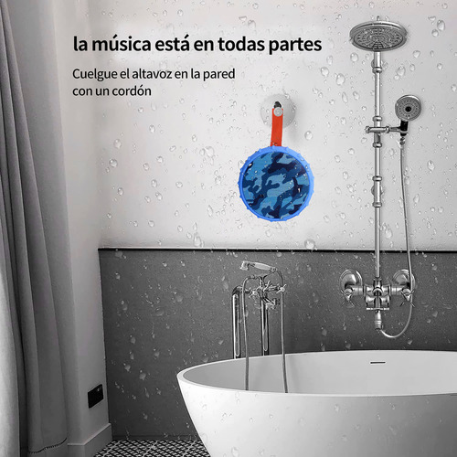 Bocina Portátil Moreka M407 Mini Altavoz Bluetooth 5w Resistente Al Agua Luz Rgb Tws Color Gris