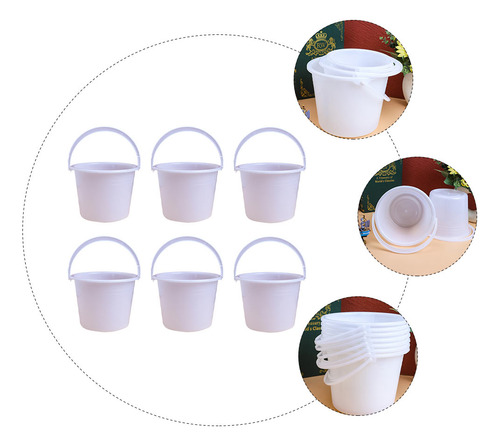 Cubo De Pintura Para Cubos De Hielo, Cubos De Limpieza, 6 Un