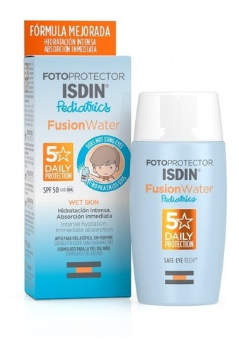 Isdin Fotoprotector Pediatics Fusion Water Spf 50 X 50ml.