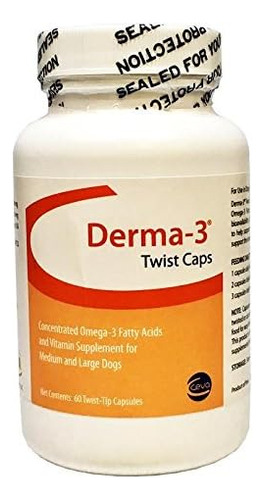 Derma-3 Twist Gorras Para Perros Medianos Y Grandes  60 °