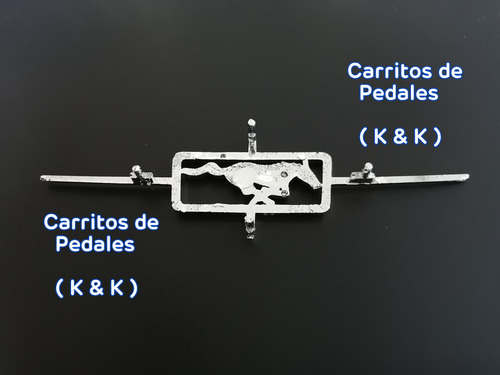 Carrito De Pedales Mustang Antiguo No/solo Emblema Caballito (Usado)