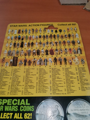 Cardback Y Moneda De Lando Calrissian General Potf Star Wars (Usado)
