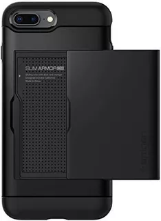 Funda Spigen Slim Armor Cs Para iPhone 8 Plus/ 7 Plus Negro