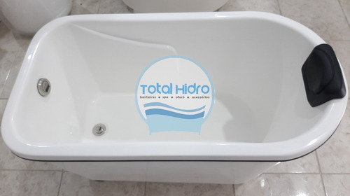 Ofurô Vitoriano 1.30 Compacto! Com Vál. Fundo + Travesseiro Branco