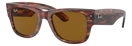 Lentes De Sol Ray Ban Rb0840s 954/33 Mega Wayfarer Marrón