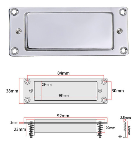 Cartuchos Pickup De Doble Bobina Con Humbucker Lp Neck Mini