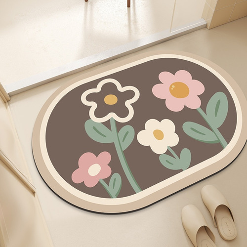 Alfombrillas De Baño, Diatomita, Resistentes A La Suciedad,