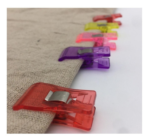 Imagen 3 de 4 de Clips Broches Sujetador P/ Costura Patchwork Quilting X 10u