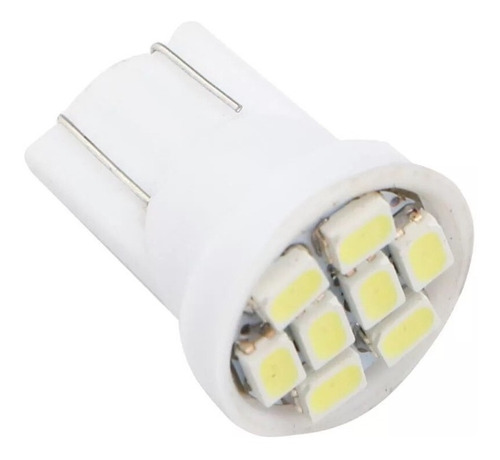 Kit 100 Lâmpadas Pingo 8 Leds Smd Branco 4300k