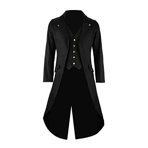 Abrigo Victoriano Para Hombre Tipo Steampunk Gótico Talla