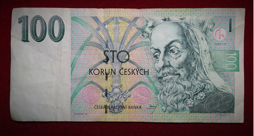 Billete 100 Korun República Checa 1997 Pick 18 D 
