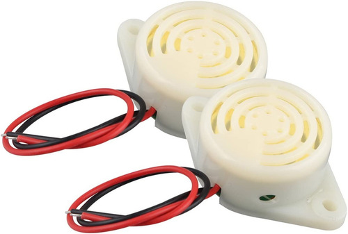 Imagen 2 de 5 de Buzzer Activo Zumbador Piezoelectico 3v-24v Sfm-27 Arduino