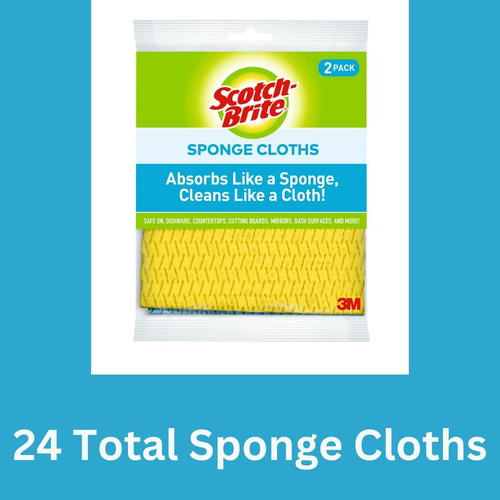 Paño De Limpieza Scotch-brite Sponge, Paquete De 24 Unidades